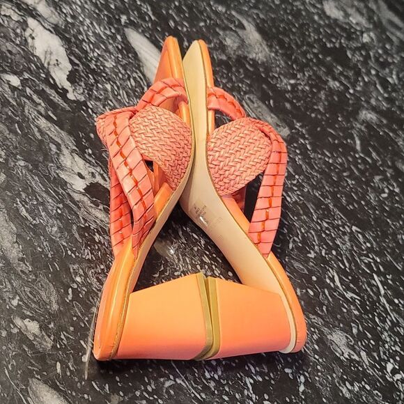 BRAND NEW MARC FISHER  WITH INTERWOVEN STRAPS SQUARE OPEN TOE SANDAL - Picture 12 of 16